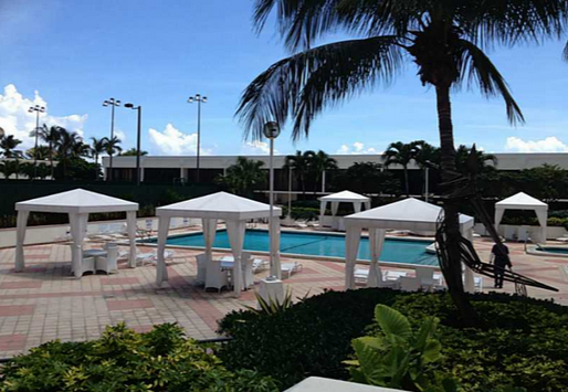 Brickell Place pool area