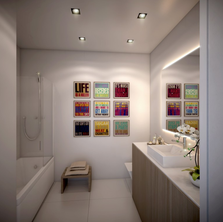 Cassa Brickell condo bathroom