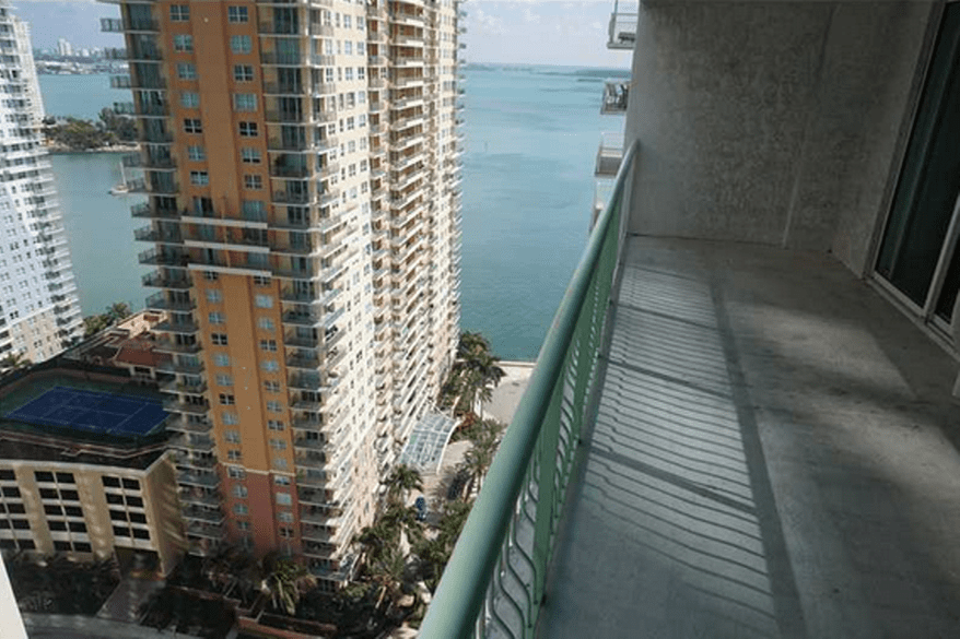 Club at Brickell Bay balcony 1