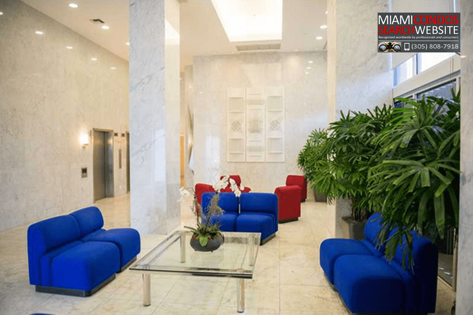 Imperial condo Brickell lobby