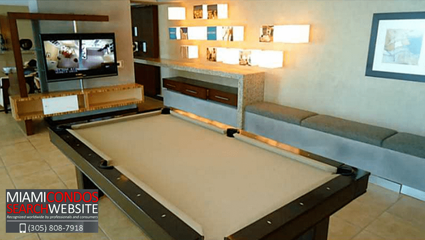 Infinity at Brickell pool table