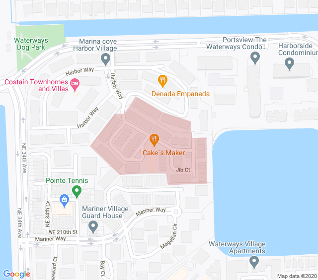 La Mirage at Harbor Village Aventura image map
