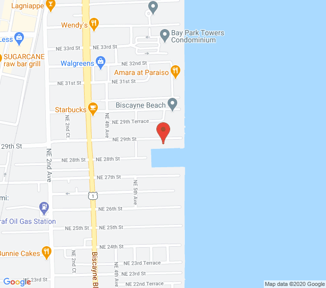 Moon Bay Condo Miami image map
