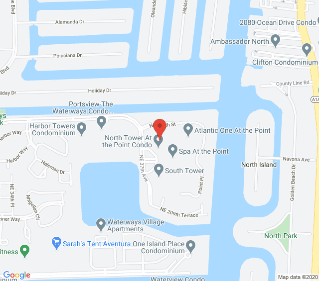 North Tower Point At Aventura Condo image map