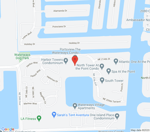 Portsview At The Waterways Condo Aventura image map